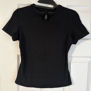 Skims black tshirt and Skims black tank top